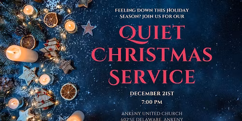 Quiet\/Blue Christmas Service