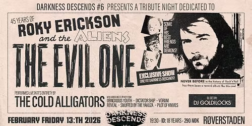 45 years of Roky Erickson: The Evil One performed by The Cold Alligators \/\/ R\u00f8verstaden \/\/ 13.02.26