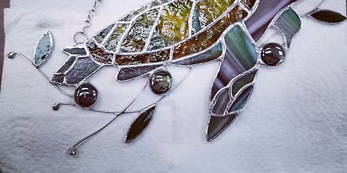 Stained Glass Sea Turtle Workshop At Path to Self Wellness