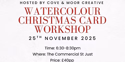 Watercolour Christmas Card Workshop