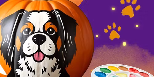 Paint Your Pup on a PUMPKIN! (Faux)