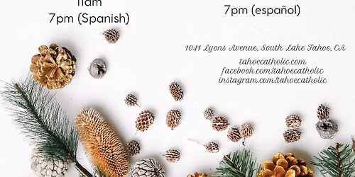 St. Theresa Parish (South Lake Tahoe) Christmas Schedule 2025