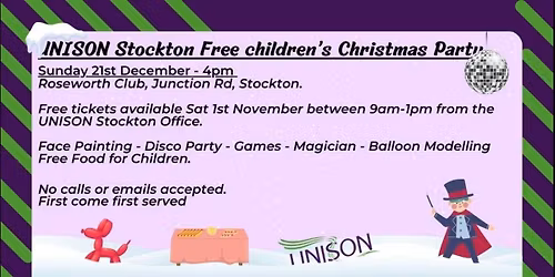 Free children\u2019s Christmas party