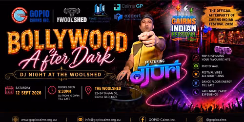 Bollywood After Dark \u2013 Cairns Indian Festival 2026