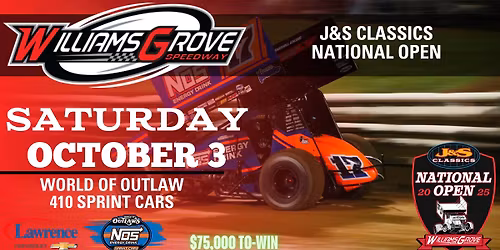J&S Classics National Open - World of Outlaws Sprint Cars