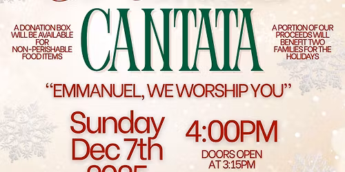 A Christmas Cantata!