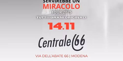 Timothy Cavicchini in concerto a Modena - Opening Act: Mars Era