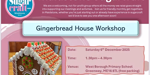 Christmas Gingerbread House Workshop