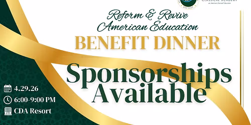 Reform & Revive Benefit Dinner