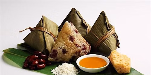 DragonBoat Dumplings wrapped in bamboo leaves!