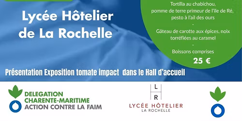DEJEUNER SOLIDAIRE LYCEE H\u00d4TELIER DE LA ROCHELLE