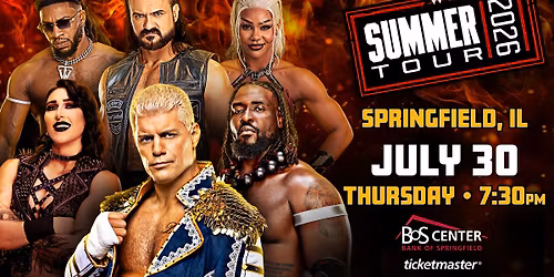 WWE SUMMER TOUR 2026