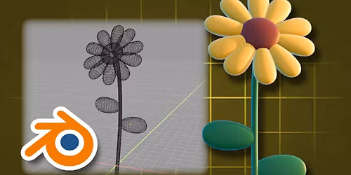 3D Modeling a Flower in Blender