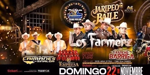 LOS FARMERZ, GRUPO SEXTA EDICION Y MAS