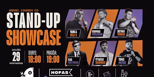 Memel Comedy Co - STAND UP Showcase \/ HOFAS - Klaip\u0117da \/ 05.29
