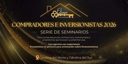 Seminario GRATIS: Conoce c\u00f3mo comprar e invertir en bienes ra\u00edces \ufe0f