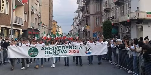 Adunata Alpini a Genova 2026 la Famiglia Alpina di Duino Aurisina in cammino