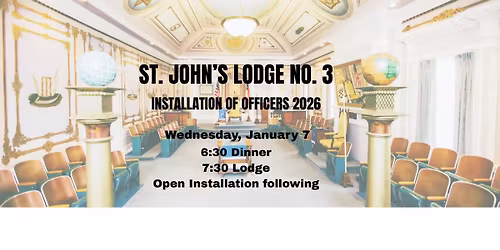 OPEN INSTALLATION OF 2026 OFFICER LINE