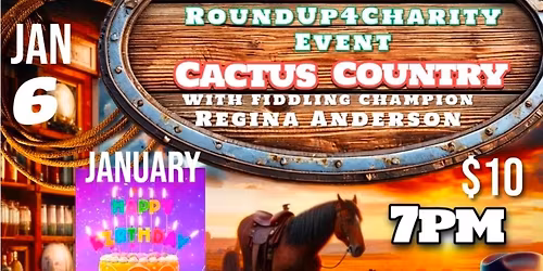 RoundUp4Charity Event - Cactus Country Band