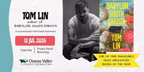 Tom Lin in conversation with Sarah Krammen | BABYLON SOUTH DAKOTA | Reading, Q&A, and Signing!