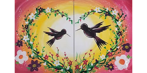 Spring Hummingbird Love Story - Paint and Sip in Denver | Classpop!\u2122