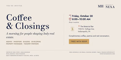 Coffee & Closings \u2615\ud83c\udfe1