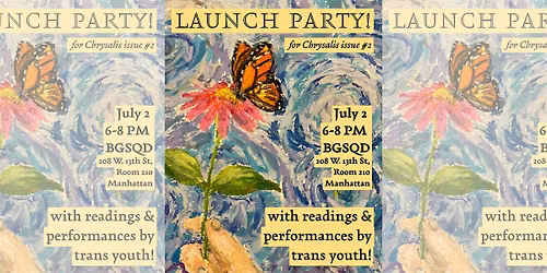 Chrysalis Magazine Launch Party