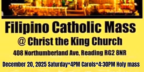 Simbang gabi sa Reading 