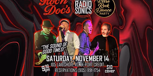 Port Credit: Roc'N Docs & The RadioSonics (Rock! Dance! Party!)