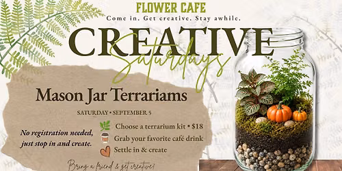 Creative Saturdays: Mason Jar Terrariums \ud83c\udf3f