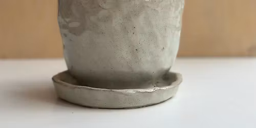 Planter and Saucer - Handbuilding Pottery Class