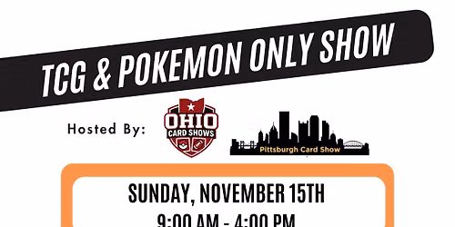 Pok\u00e9mon and TCG ONLY show