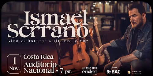 Ismael Serrano en Costa Rica "Gira Ac\u00fastica"