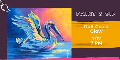 Paint & Sip Lake Charles- Gulf Coast Glow