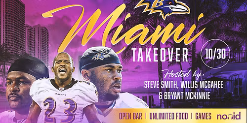 The TailGOAT - Miami Takeover - With Steve Smith, Willis McGahee & Bryant McKinnie