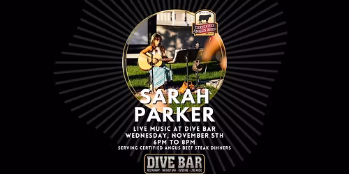 Sarah Parker at Dive Bar for Certified Angus Beef Steak Night