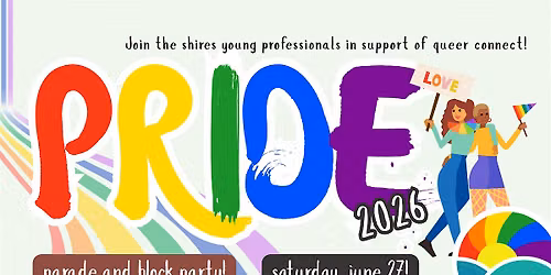 Pride Parade 2026 in Bennington VT w\/ the Shires Young Professionals