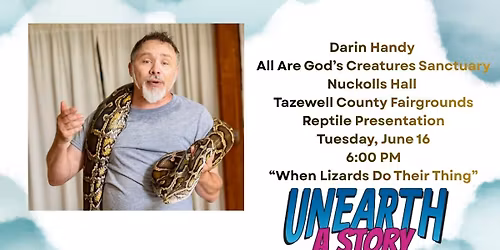 All Are God\u2019s Creatures Sanctuary Reptile Presentation @ Nuckolls Hall