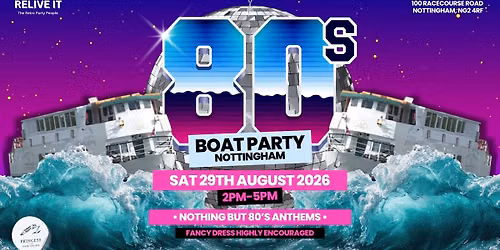 80s Boat Party