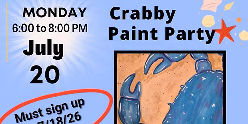 Crabby Paint Party
