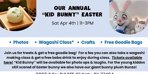 Ice Cream, Crafts & Easter Bunny  Event!
