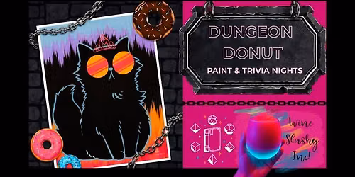 Dungeon Donut Paint & Trivia Night