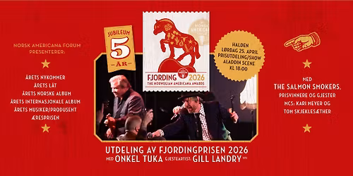 Fjording Prisutdeling og "Americanarama" konsert med Onkel Tuka!