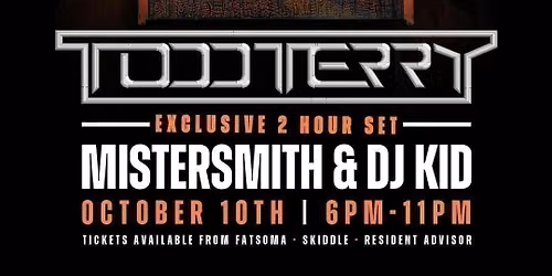Leithienda Proudly Presents - TODD TERRY - (Exclusive 2 Hour Set)