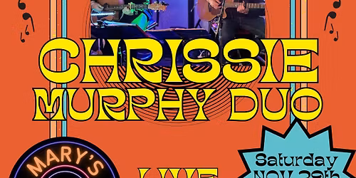 Chrissie Murphy Duo LIVE @ Mary’s Bar