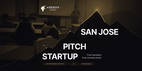 Startup Pitch Events San Jose: 5 Founders on Stage