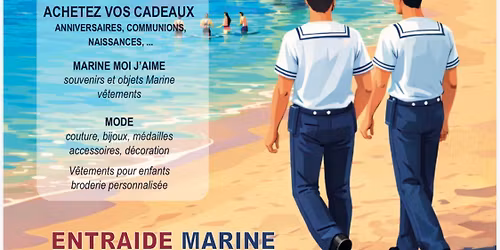 Vente de printemps de l'Entraide Marine (ADOSM) Toulon - stand couture