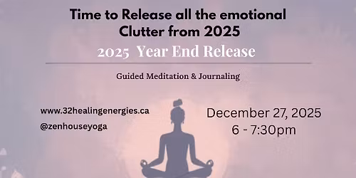 2025 Year End Release - Guided Meditation & Journaling Circle