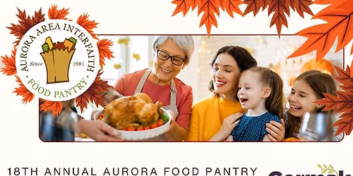 18th Annual Aurora Food Pantry Holiday Food Drive