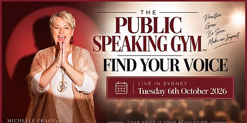 The Public Speaking Gym - Find Your Voice